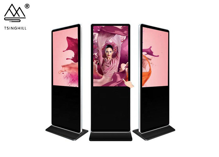 CNAS Floor Standing LCD Digital Signage Android OS Free Standing Kiosk