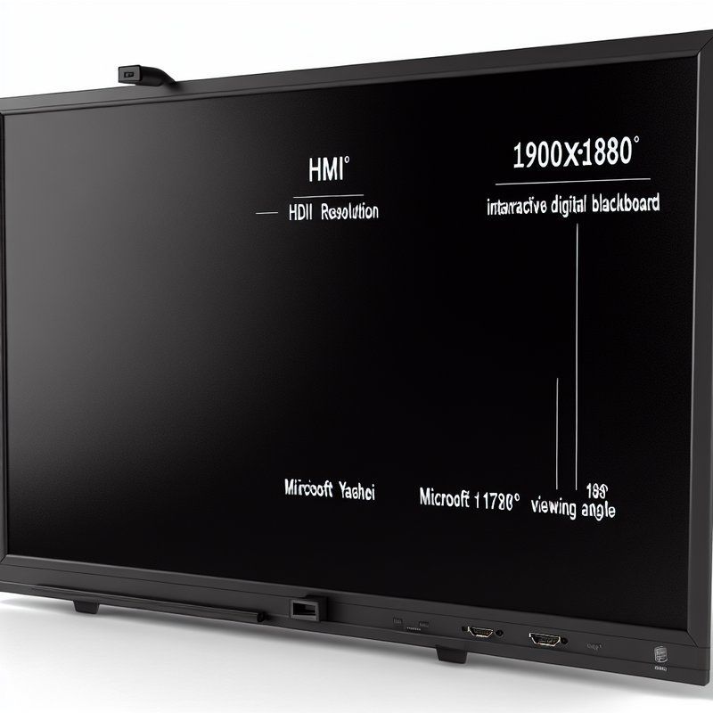 1920*1080 Resolution Interactive Digital Blackboard with HDMI Input and Wide 178° Viewing Angle